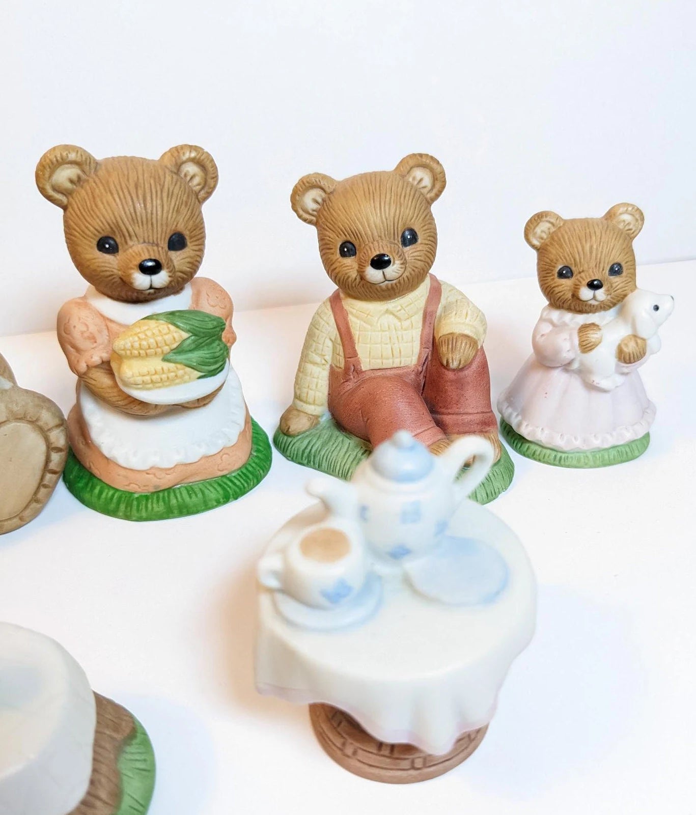Vintage Homco Interiors Bear Set