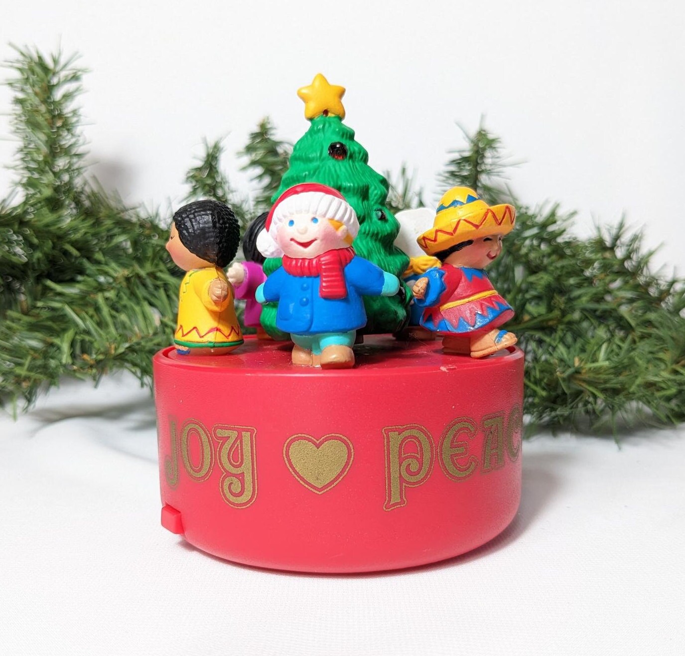 Vintage Avon 1992 Love Around the World Musical Christmas Decoration