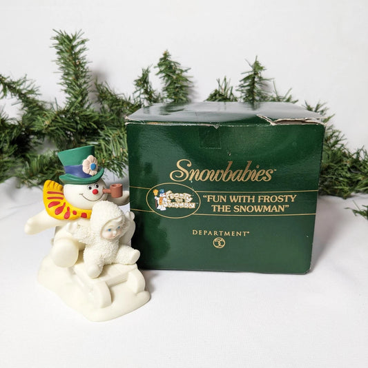 Snowbabies Dept 56 Fun with Frosty the Snowman