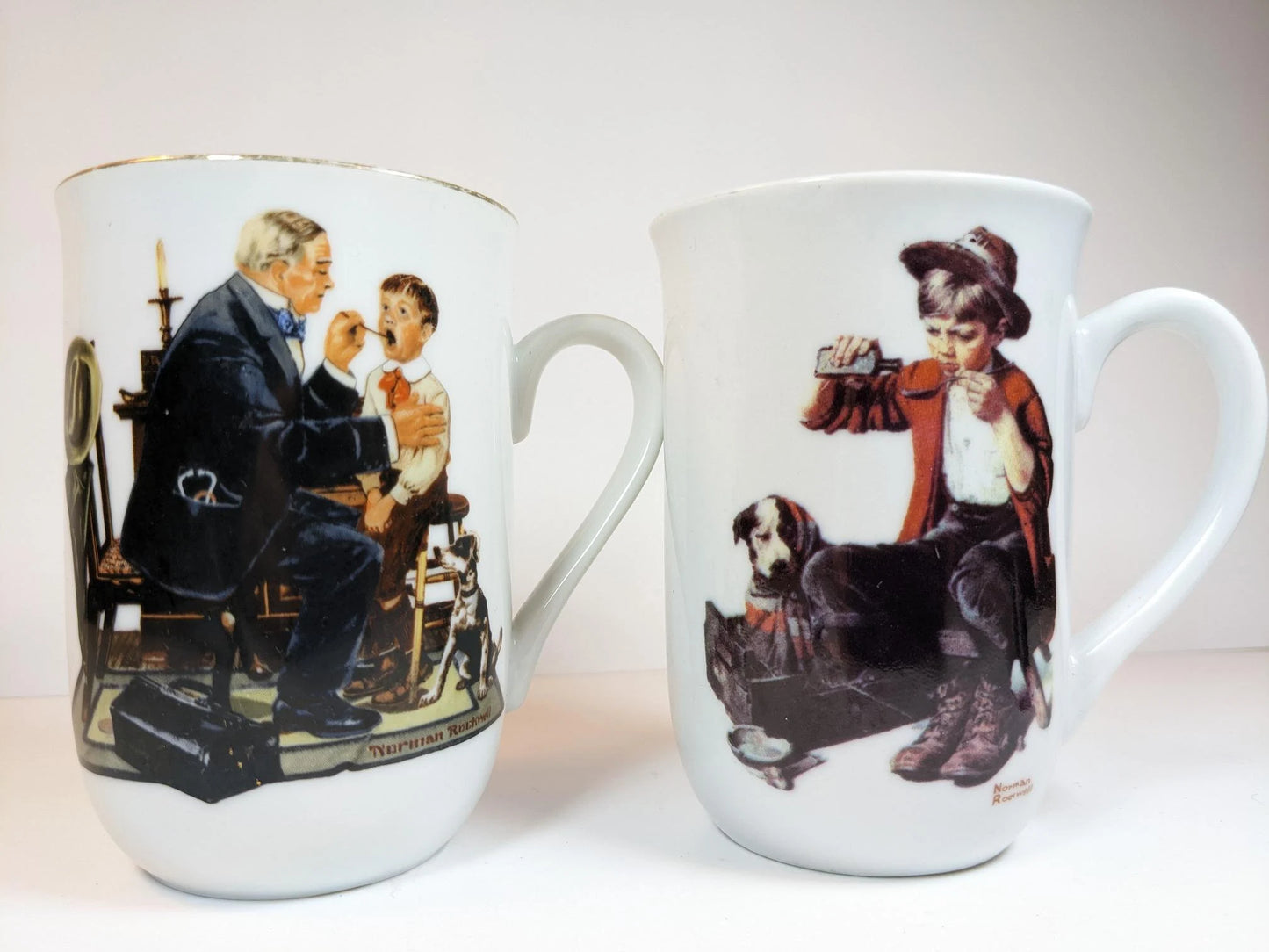 Vintage Norman Rockwell Mugs
