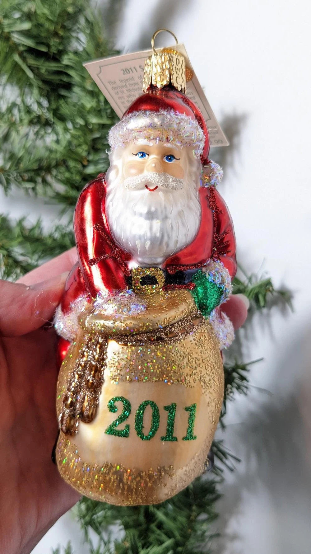 2011 Santa Old World Christmas Ornament