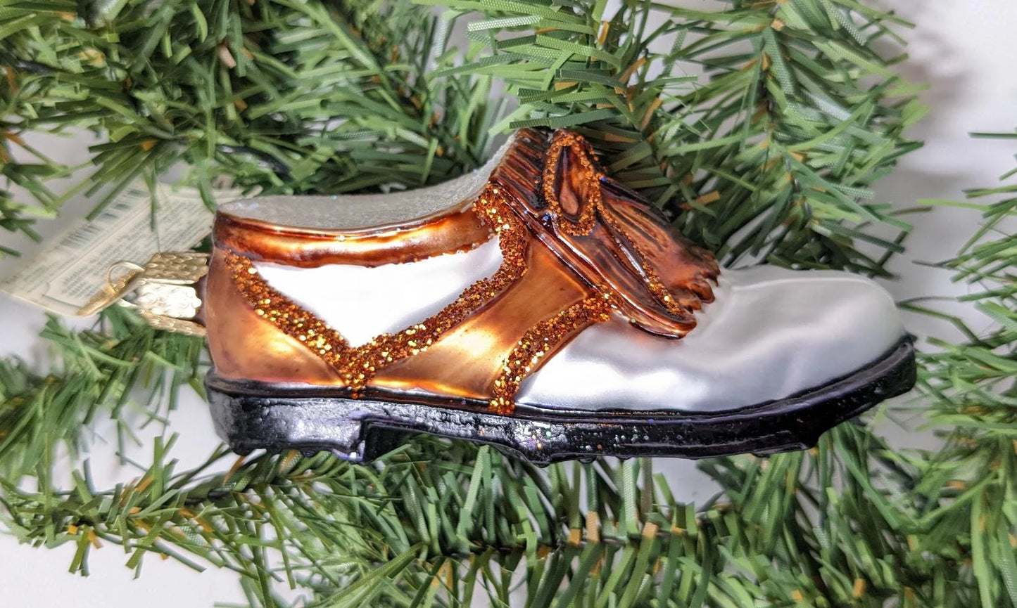 Golf Shoe Retired Old World Christmas Ornament