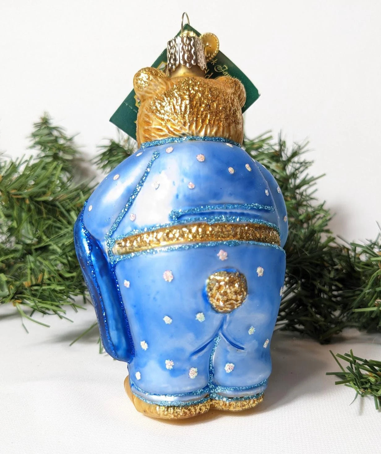 Bedtime Bear Retired Old World Christmas Ornament