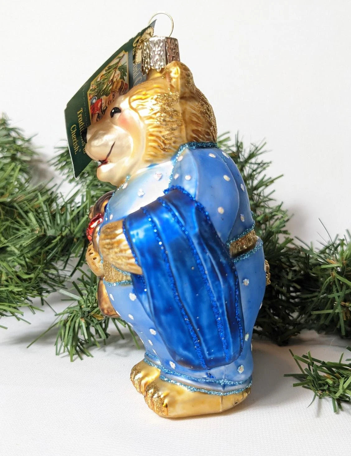 Bedtime Bear Retired Old World Christmas Ornament