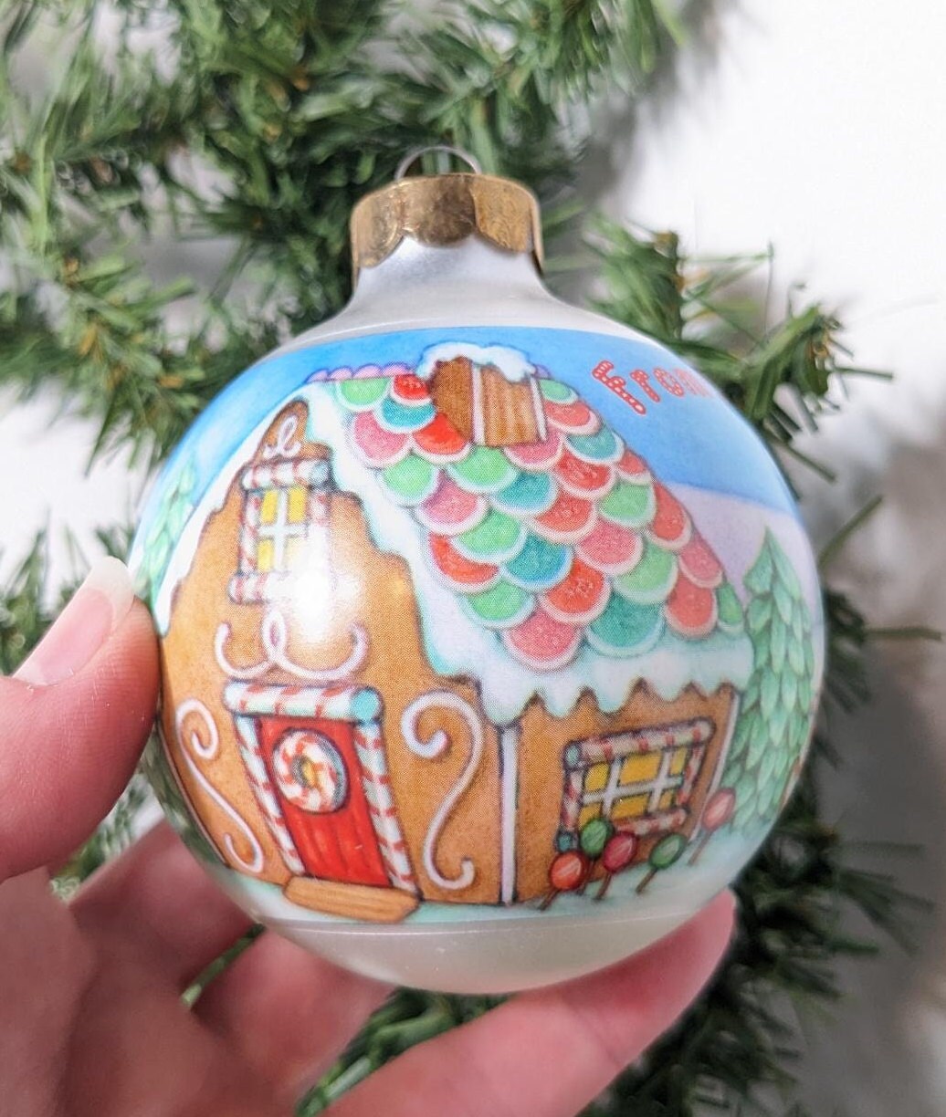 Hallmark 1992 From Our Home to Yours Gingerbread House Ornament