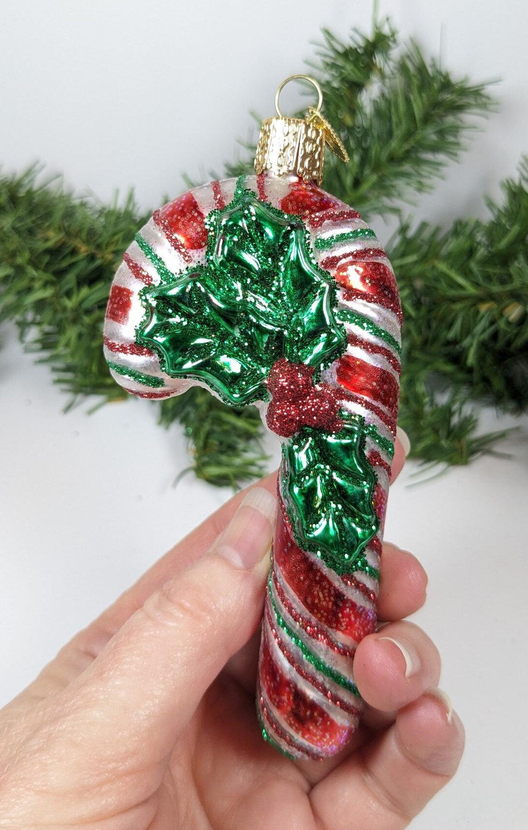 Candy Cane Retired Old World Christmas Ornament