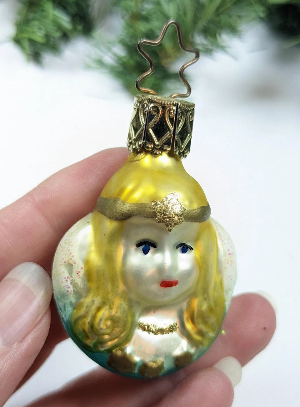 Angel Christmas Ornament, Retired Inge Glas Old World Christmas Ornament