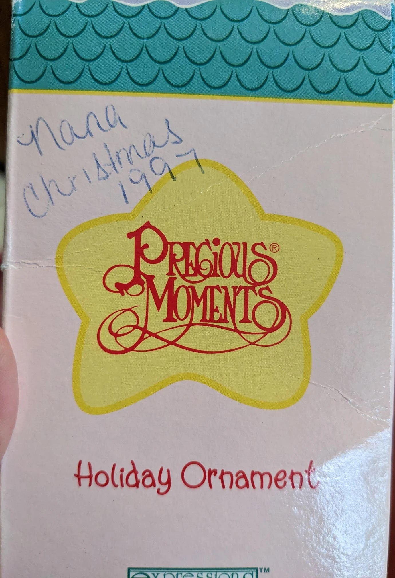 Vintage Precious Moments Christmas Ornament