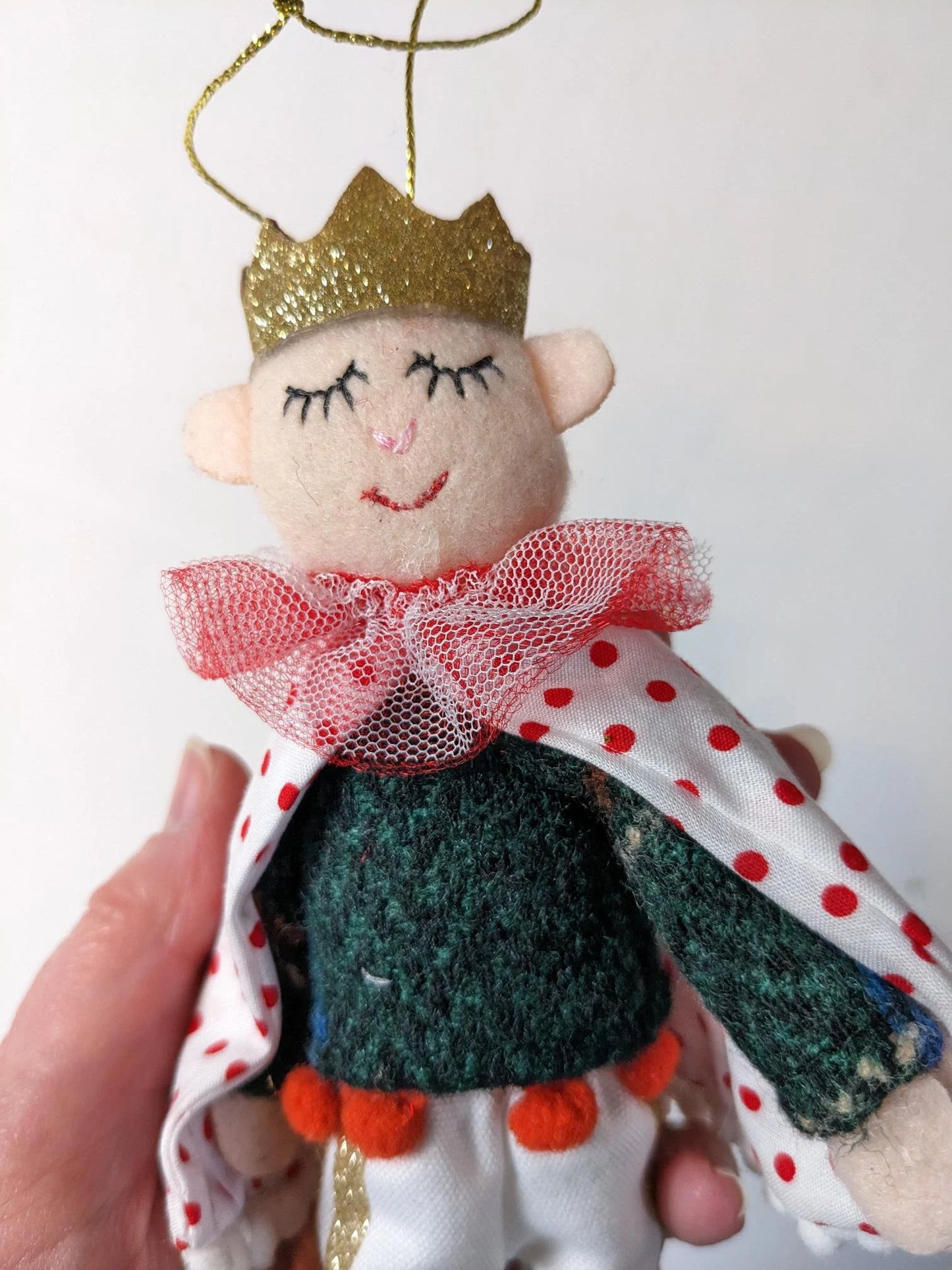 King, Prince, Magician Plush Christmas Ornaments