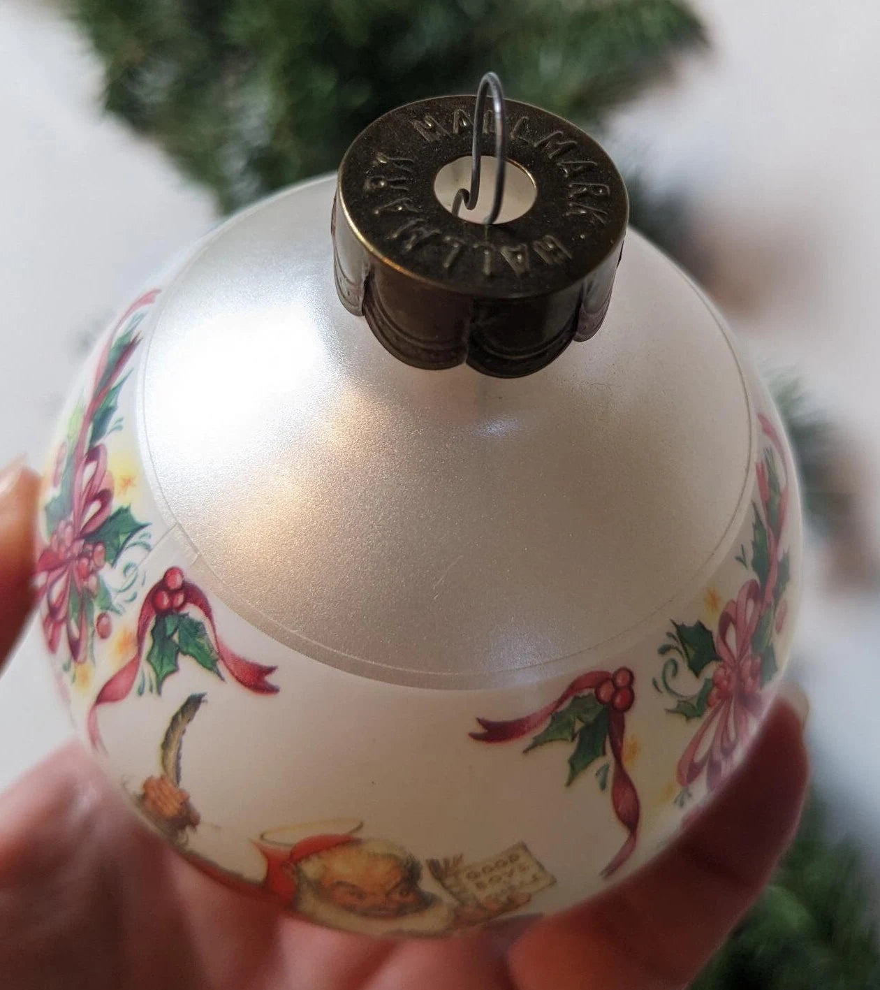 Santa's Visitors Norman Rockwell - Hallmark Keepsake Ornament 1995