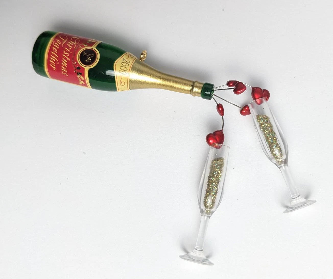 A Toast To Love First Christmas Together Ornament