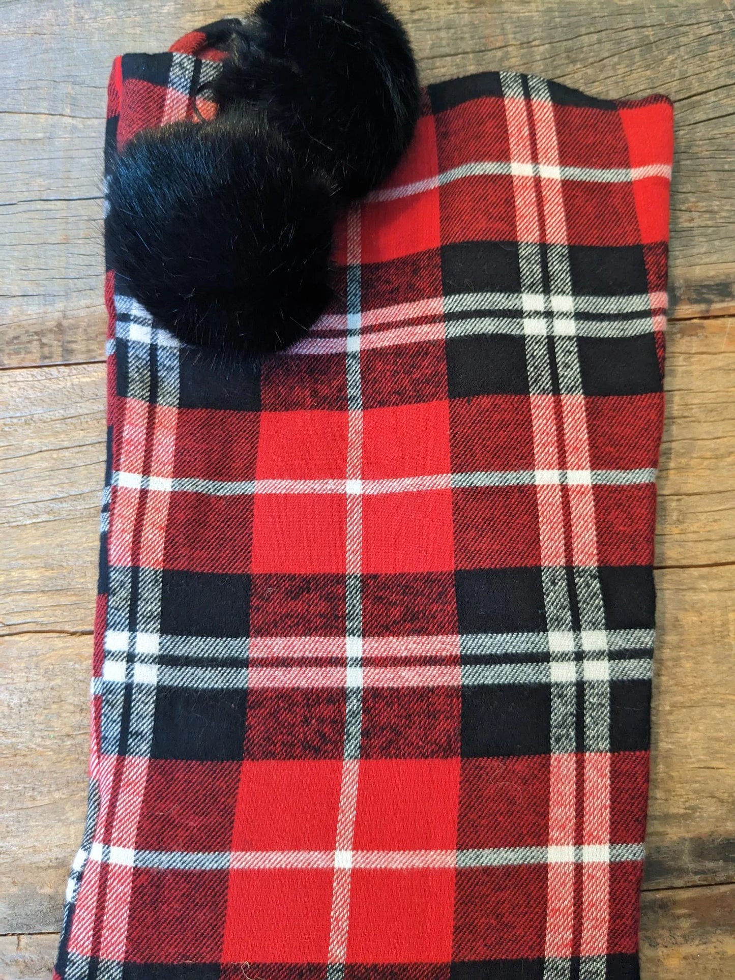 Red Plaid Christmas Stocking