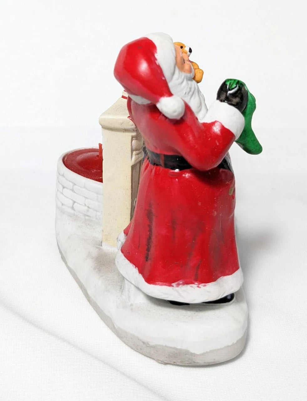 Old Saint Nick Christmas Votive Holder