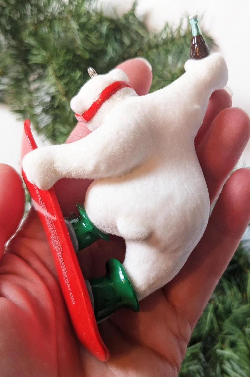 Hallmark 2001 Cool Sport Polar Bear Christmas Ornament