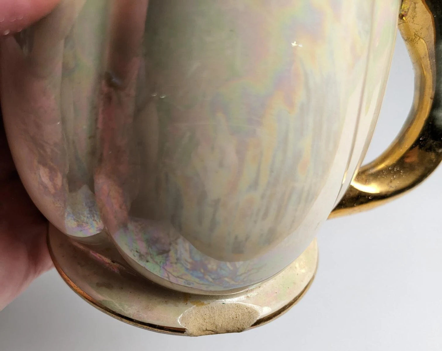 Vintage Pearl Iridescent Creamer Cup