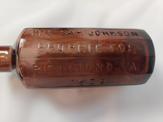 Vintage A. Lancaster Indian Vegetable Jaundice Bitters Glass Jar