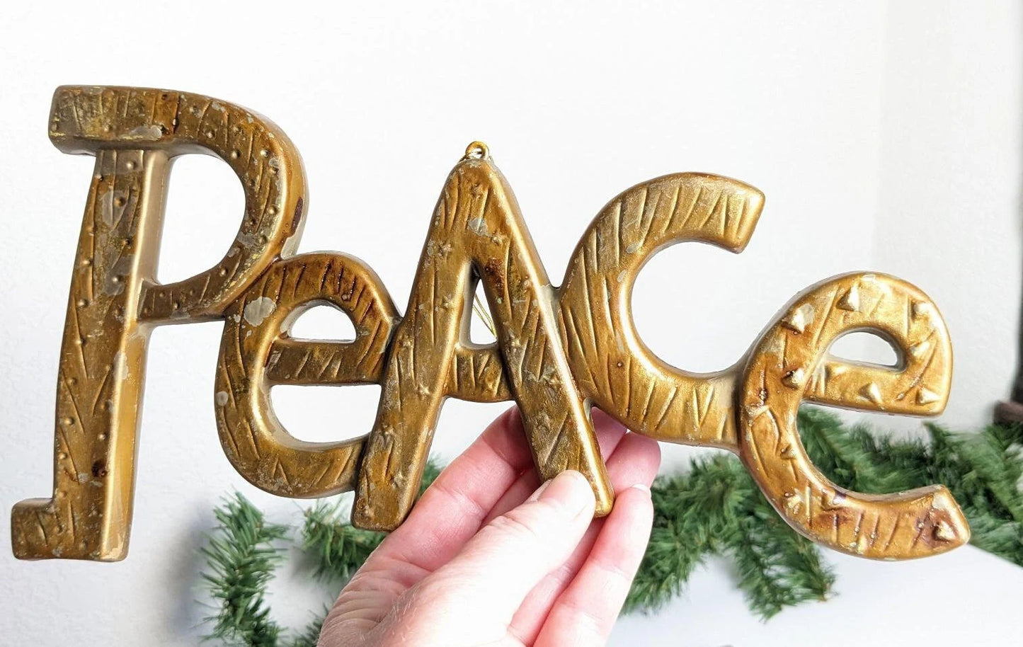 Joy Noel Peace Christmas Ornaments