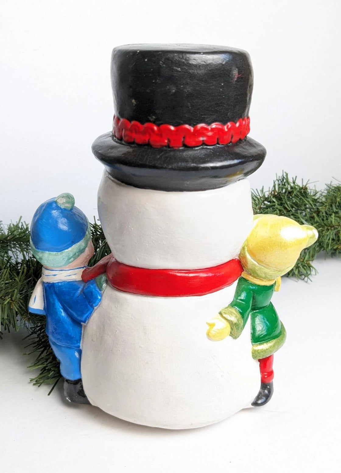 Vintage Hand Painted Ceramic Snowman