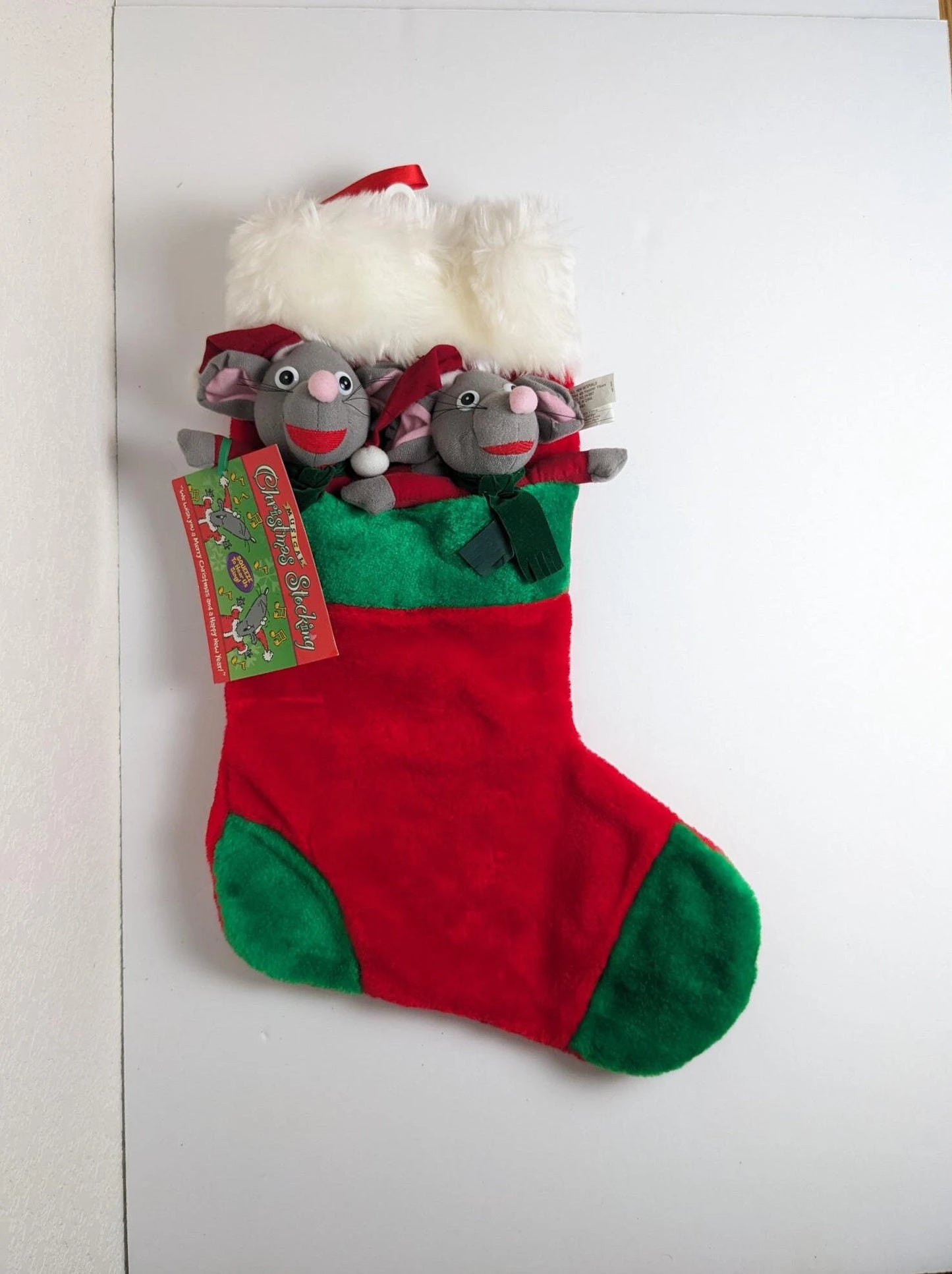 Musical Mice Christmas Stocking