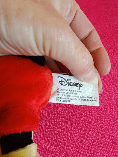Disney Mickey Beanie Plush Stuffed Animal