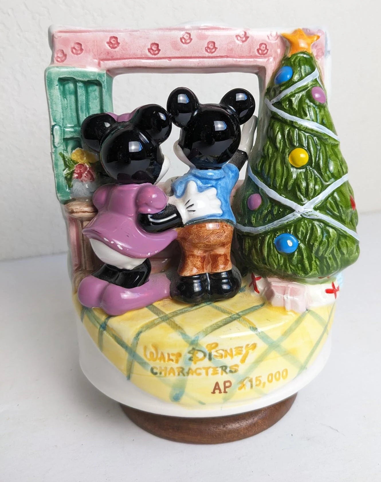 Mickey & Minnie Mouse Christmas Music Box