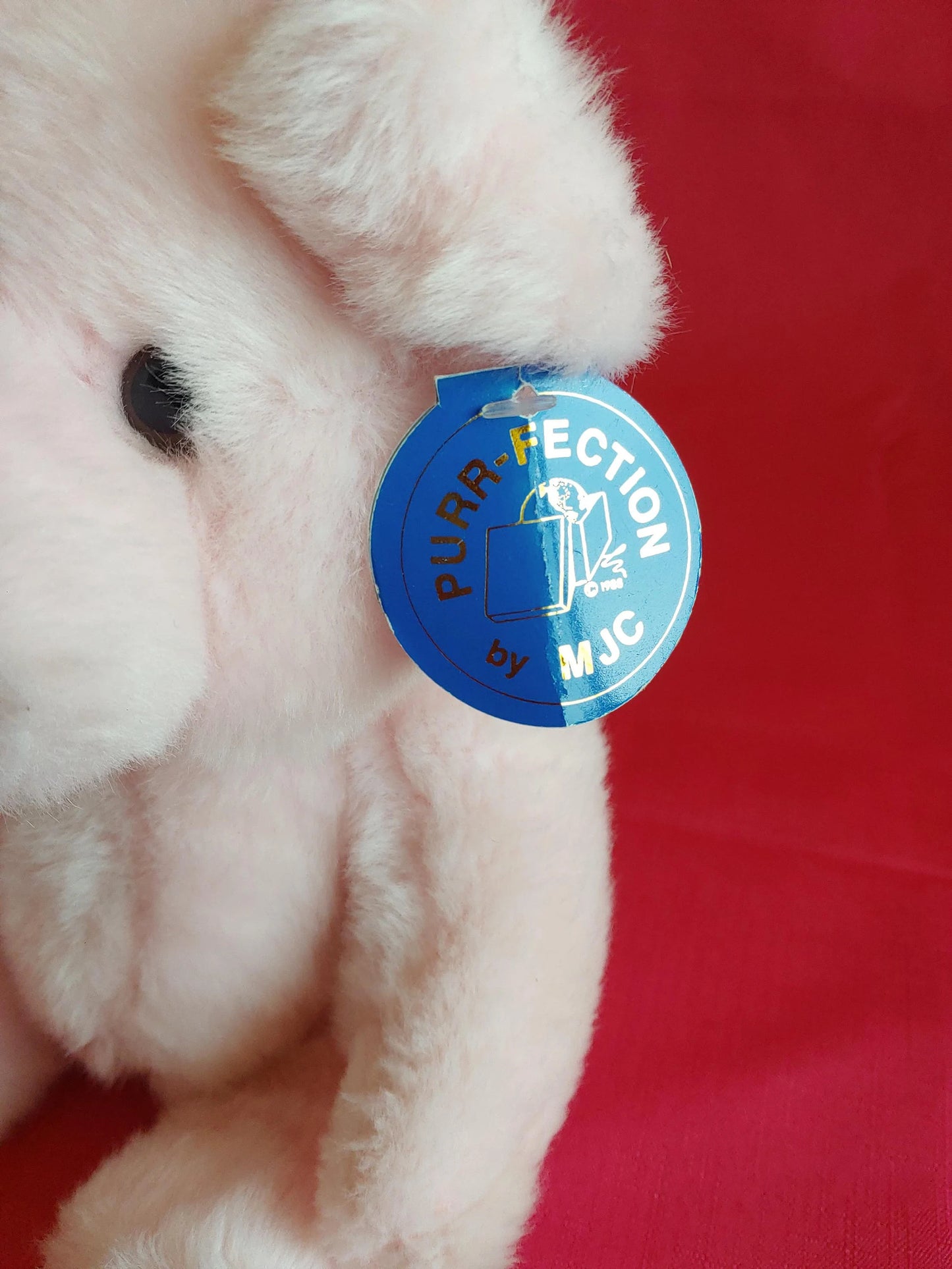 Purr-Fection by MJC Plush Pink Pig Stuffed Animal