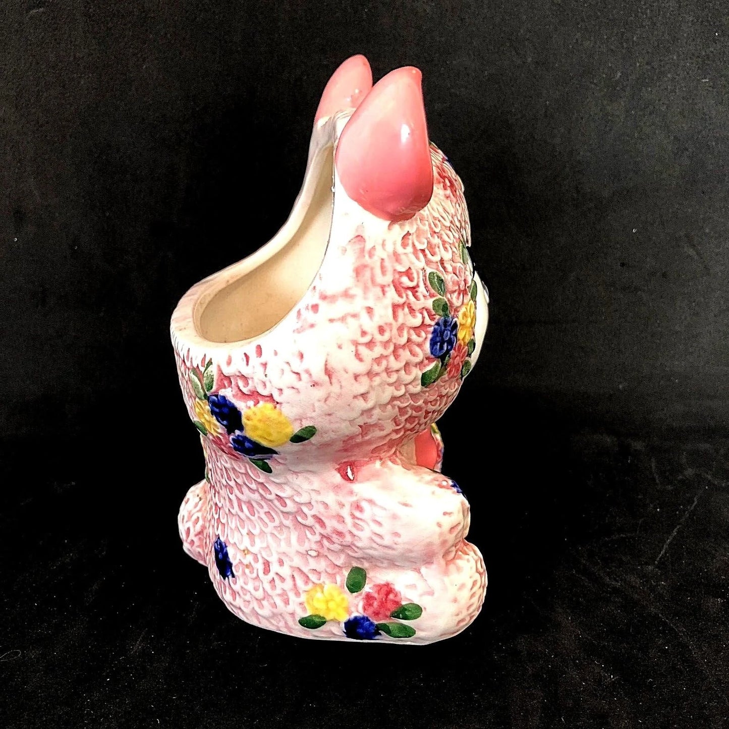 Pink Napcoware Teddy Bear Planter