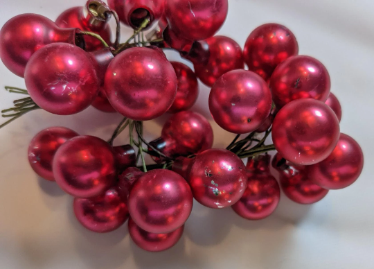 Vintage Hot Pink Christmas Picks