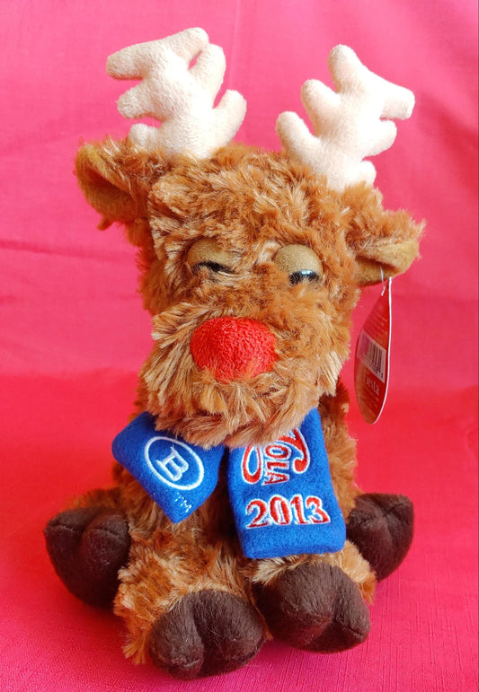 2013 NWT Pepsi Cola Holiday Plush Reindeer Stuffed Animal