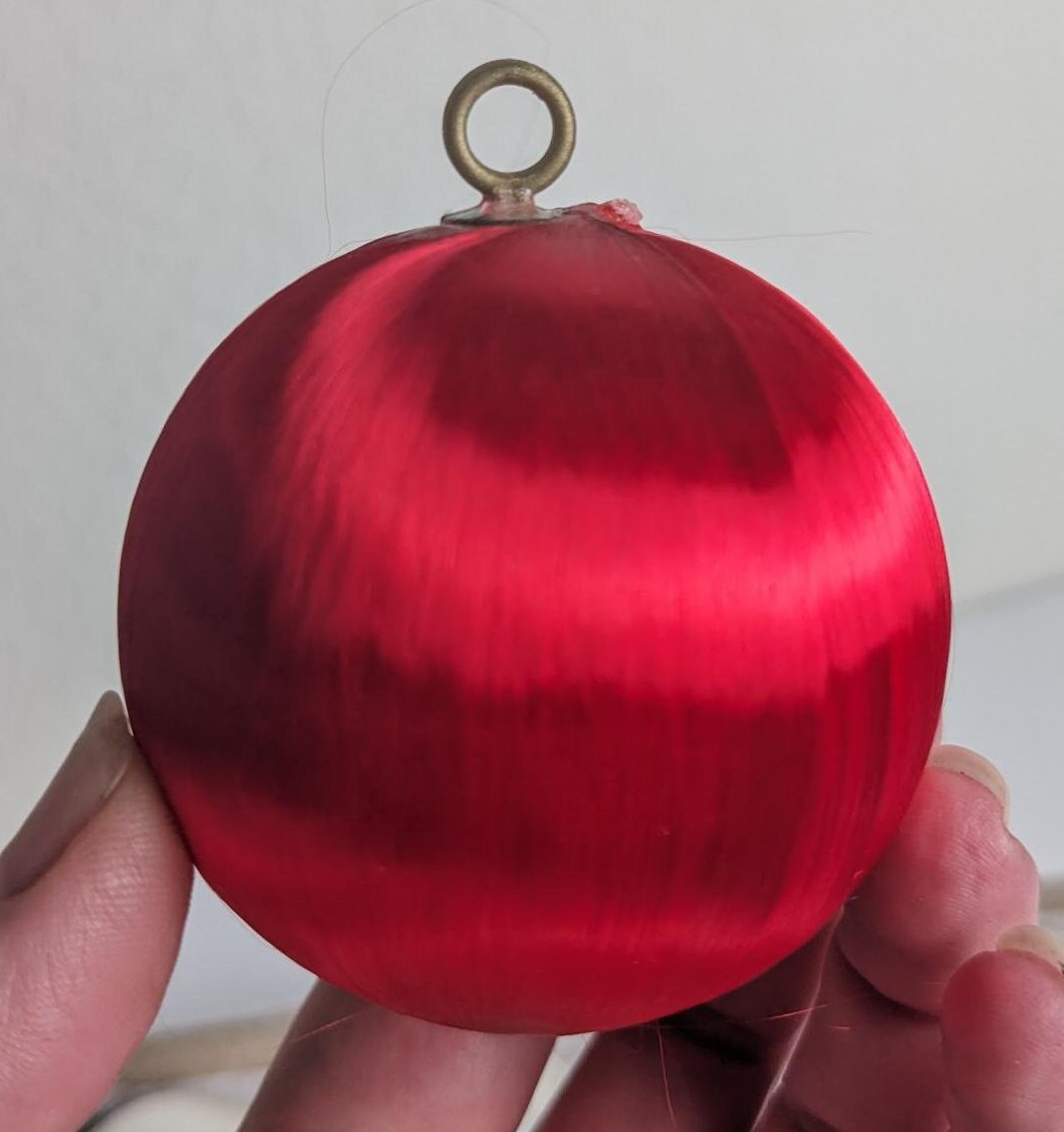 Red, White and Blue Satin Ornaments