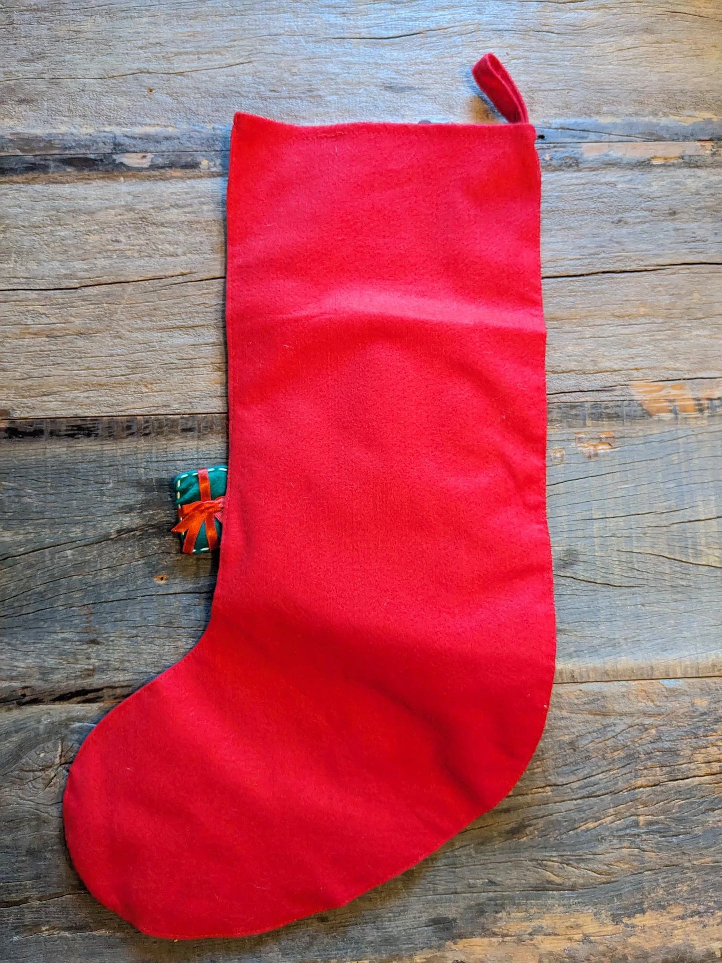 Vintage L'art De Chine Patchwork Santa Stocking