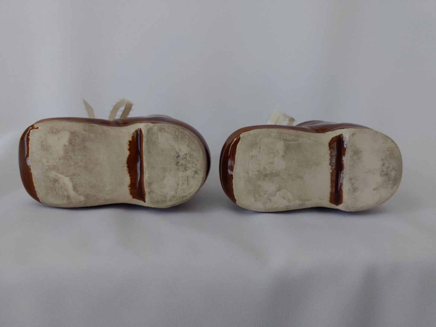 Vintage Ceramic Baby Shoes Nursery Decor Baby Shower Gift
