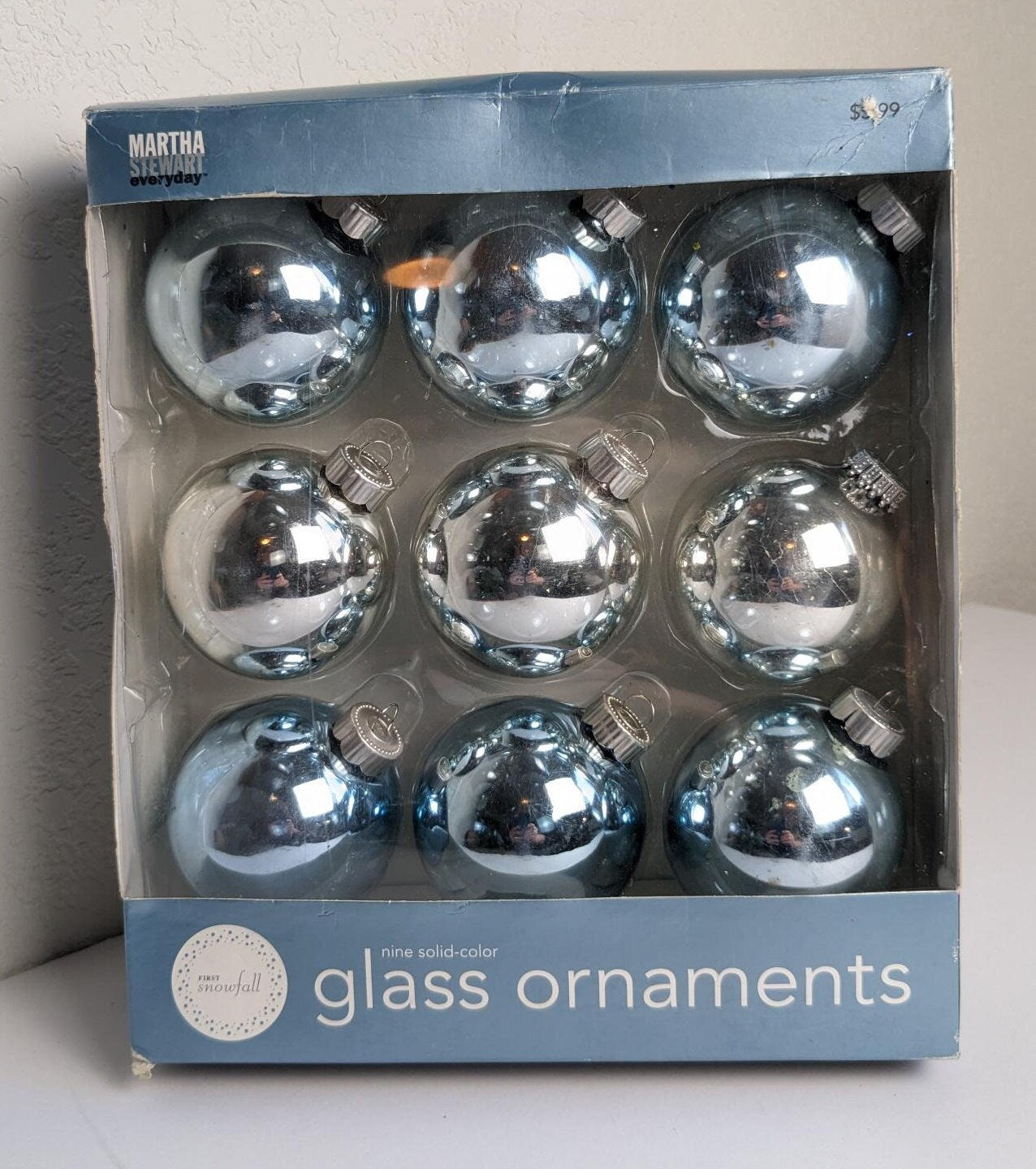 Vintage Martha Stewart First Snowfall Ornaments