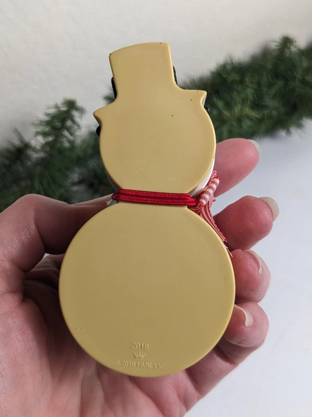 The Gift of Family Snowman Christmas Ornament