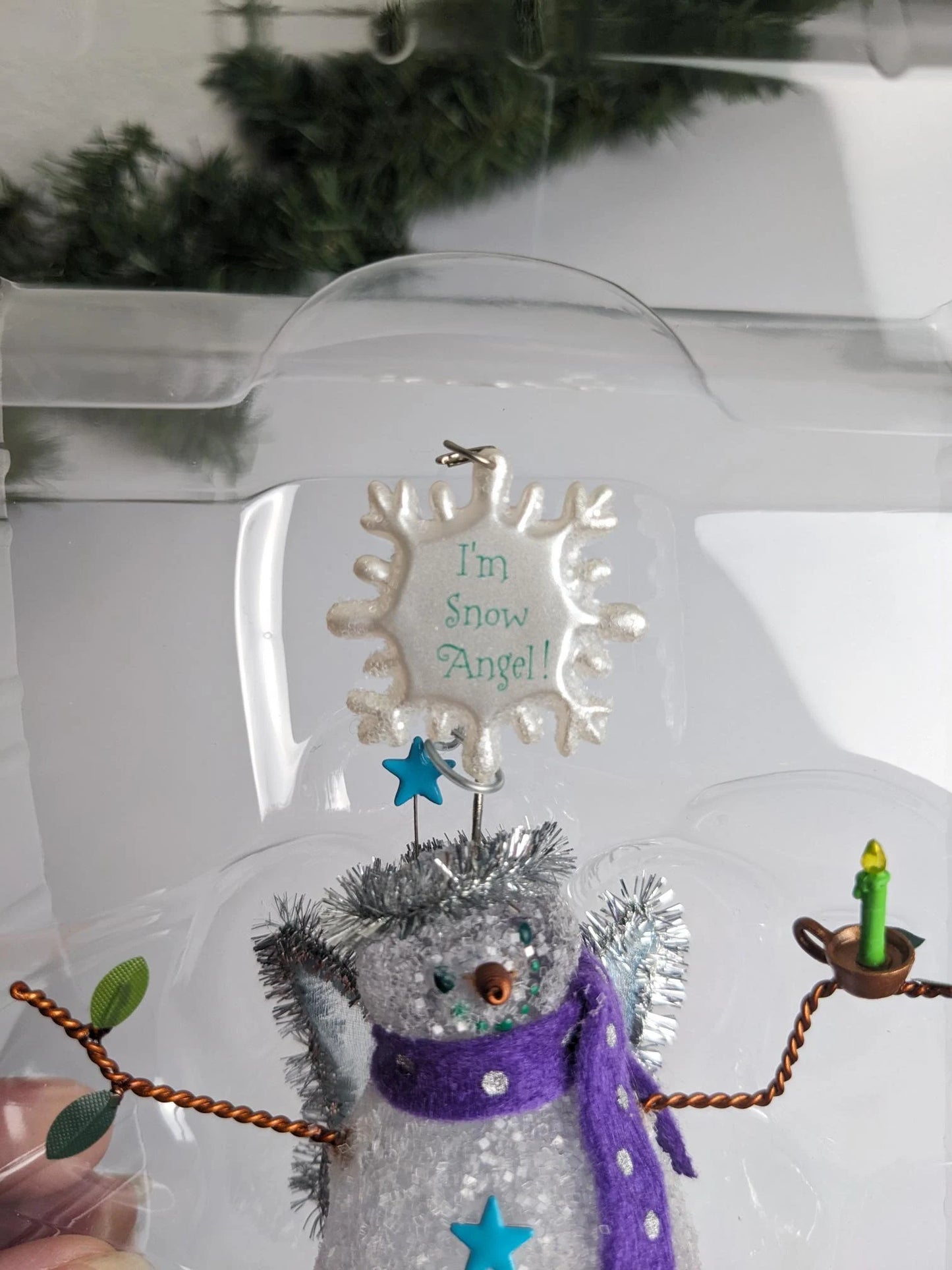 I'm Snow Angel Snowman Christmas Ornament