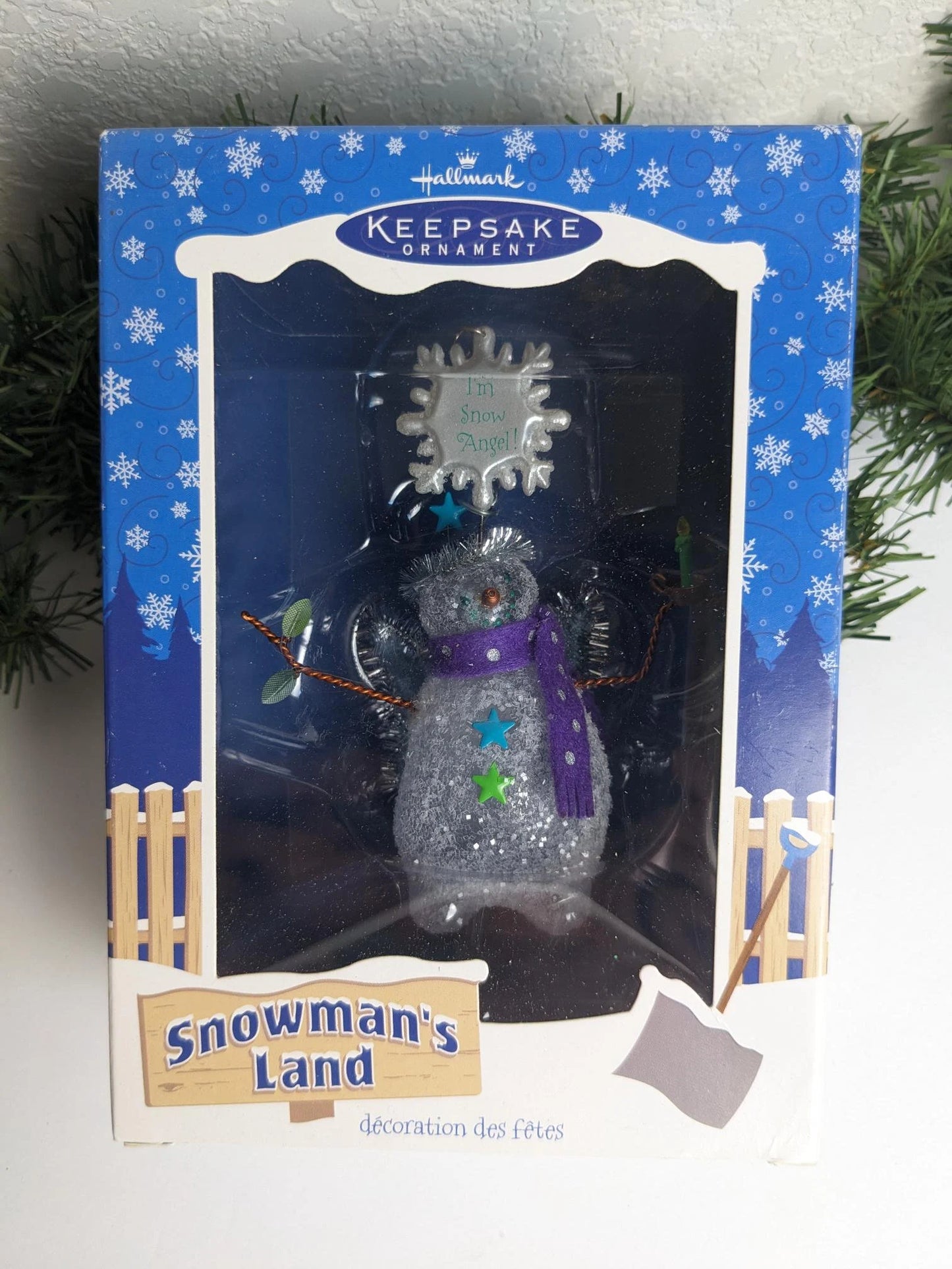 I'm Snow Angel Snowman Christmas Ornament