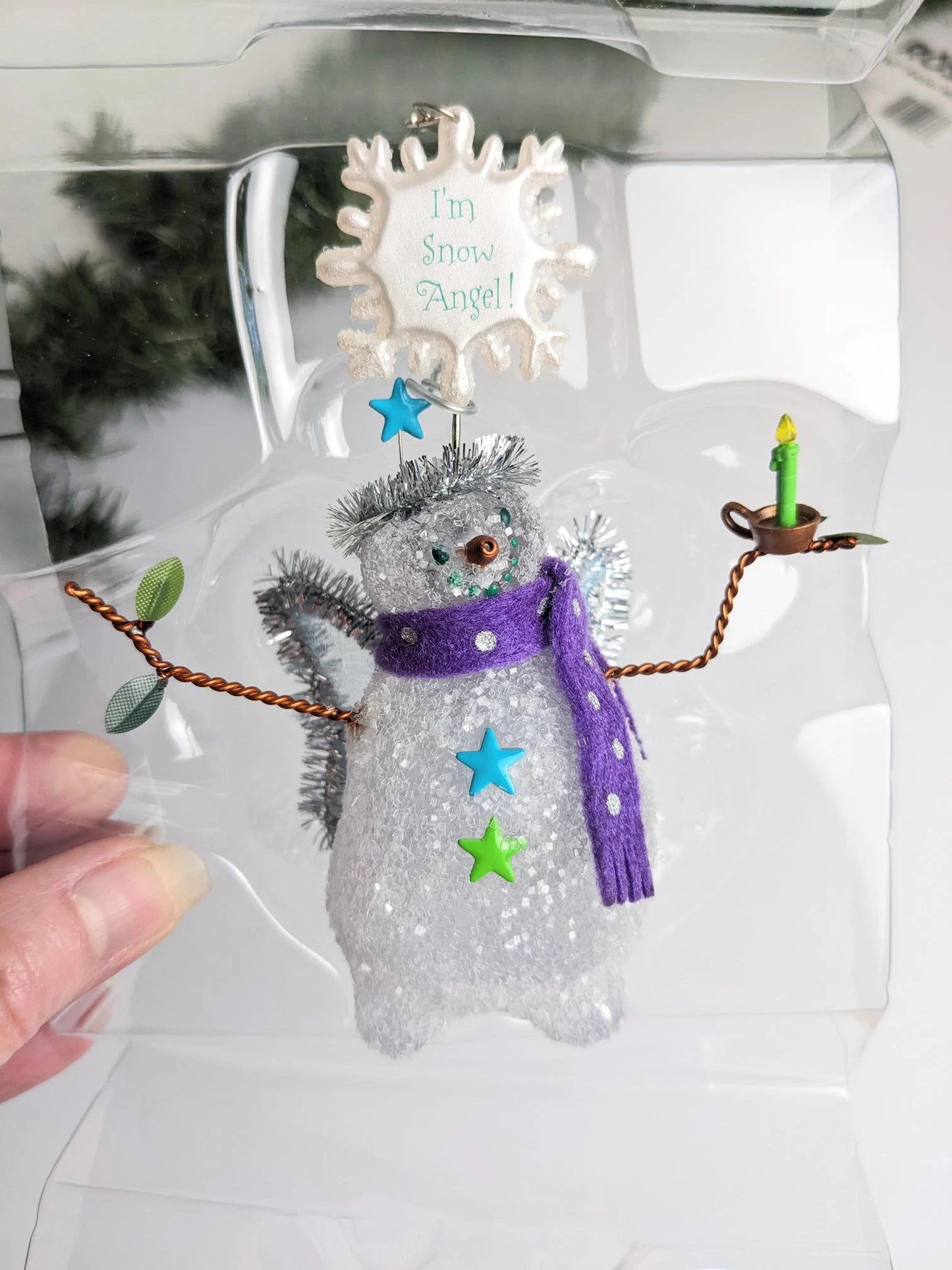 I'm Snow Angel Snowman Christmas Ornament