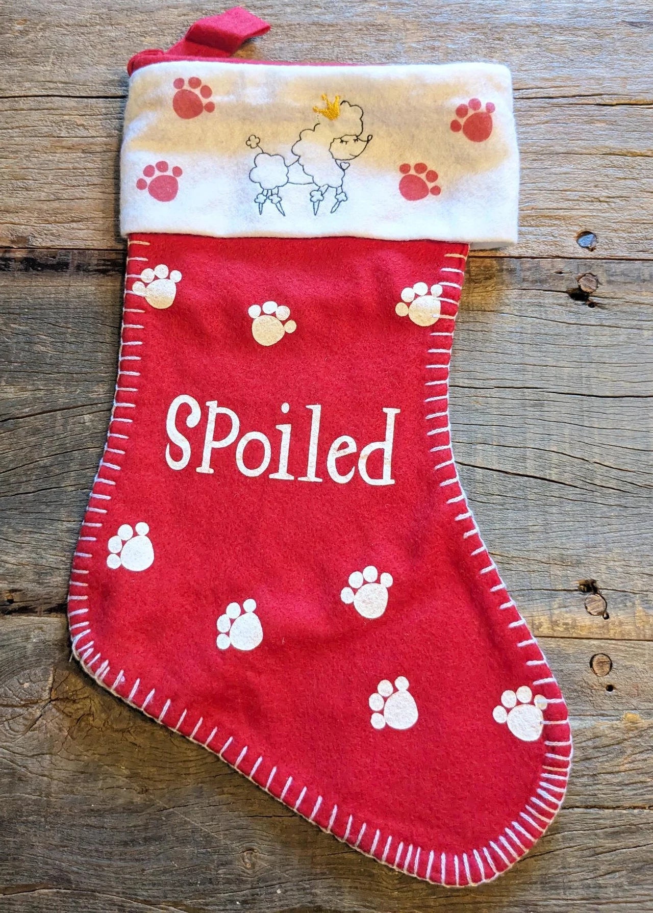 Spoiled Dog's Christmas Stocking