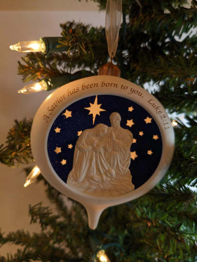 A Savior is Born Hallmark Christmas Ornament