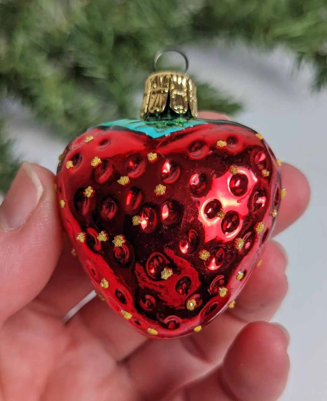 Strawberry Christmas Ornaments