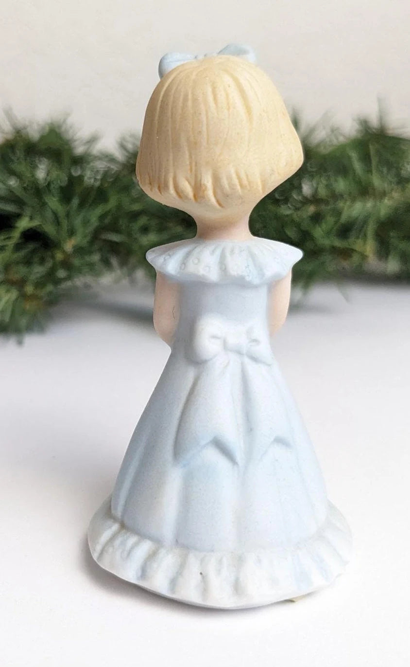 Vintage 1981 Enesco Growing Up Second Birthday Girls Figurine