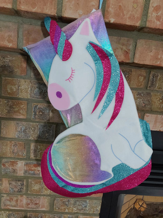 Unicorn Christmas Stocking