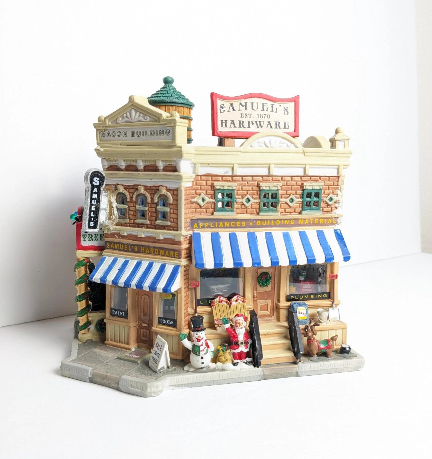 Lenax Christmas Village Hardware Store