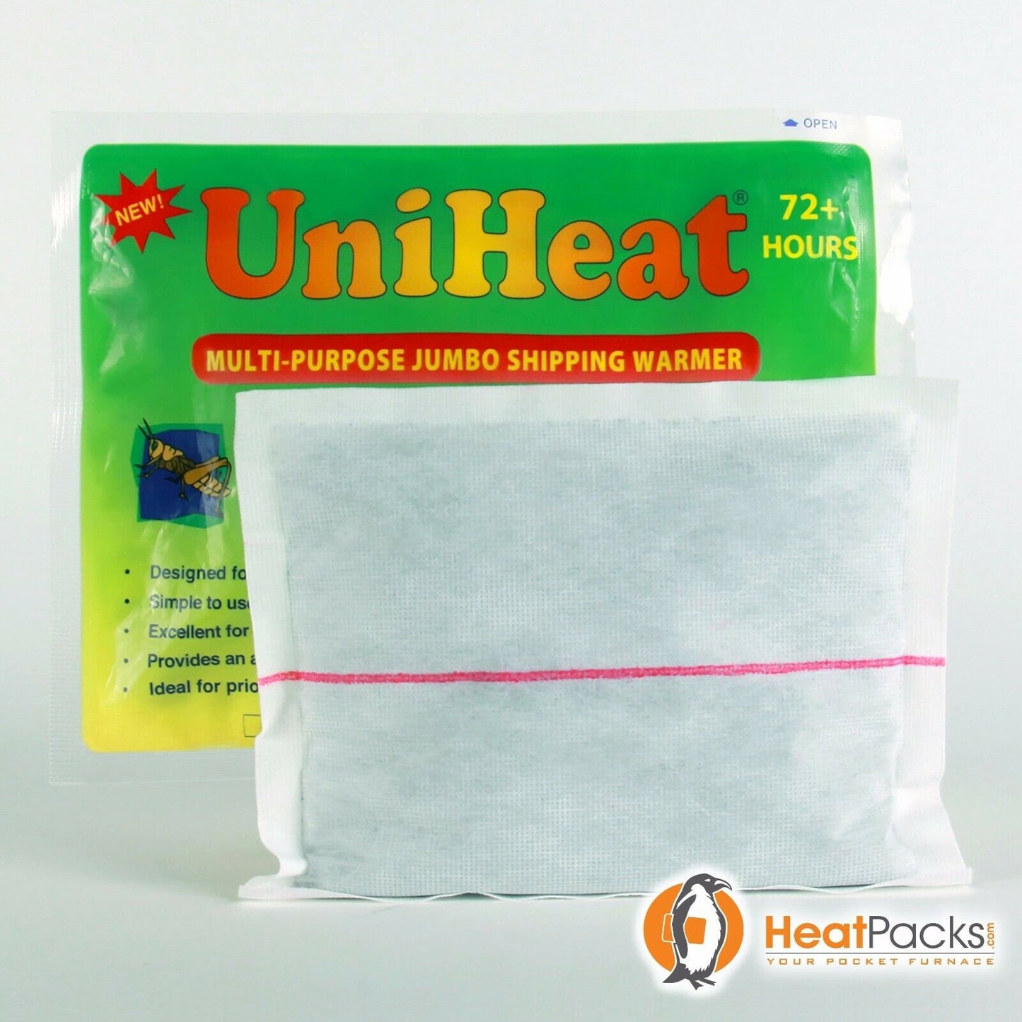 Heat Pack UniHeat 72 hours Shipping Warmer Continuous Warmth