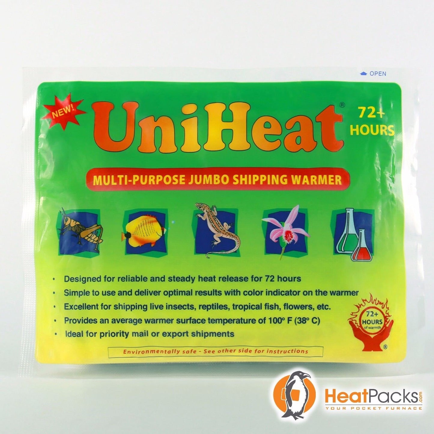 Heat Pack UniHeat 72 hours Shipping Warmer Continuous Warmth