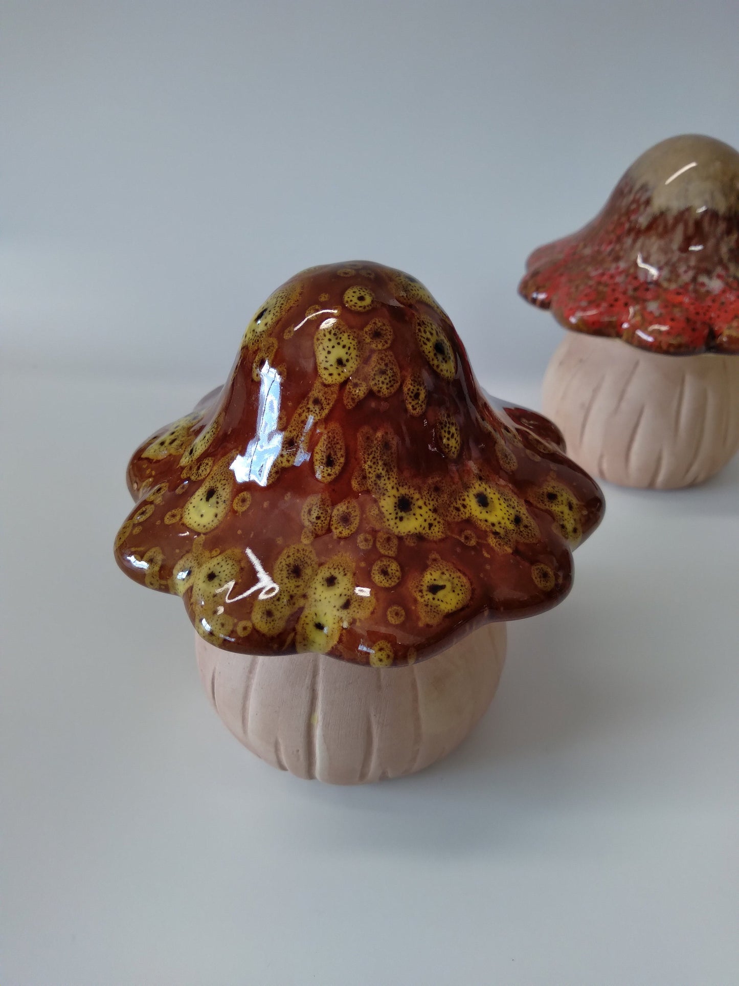 Ceramic Fairy Garden Mushrooms