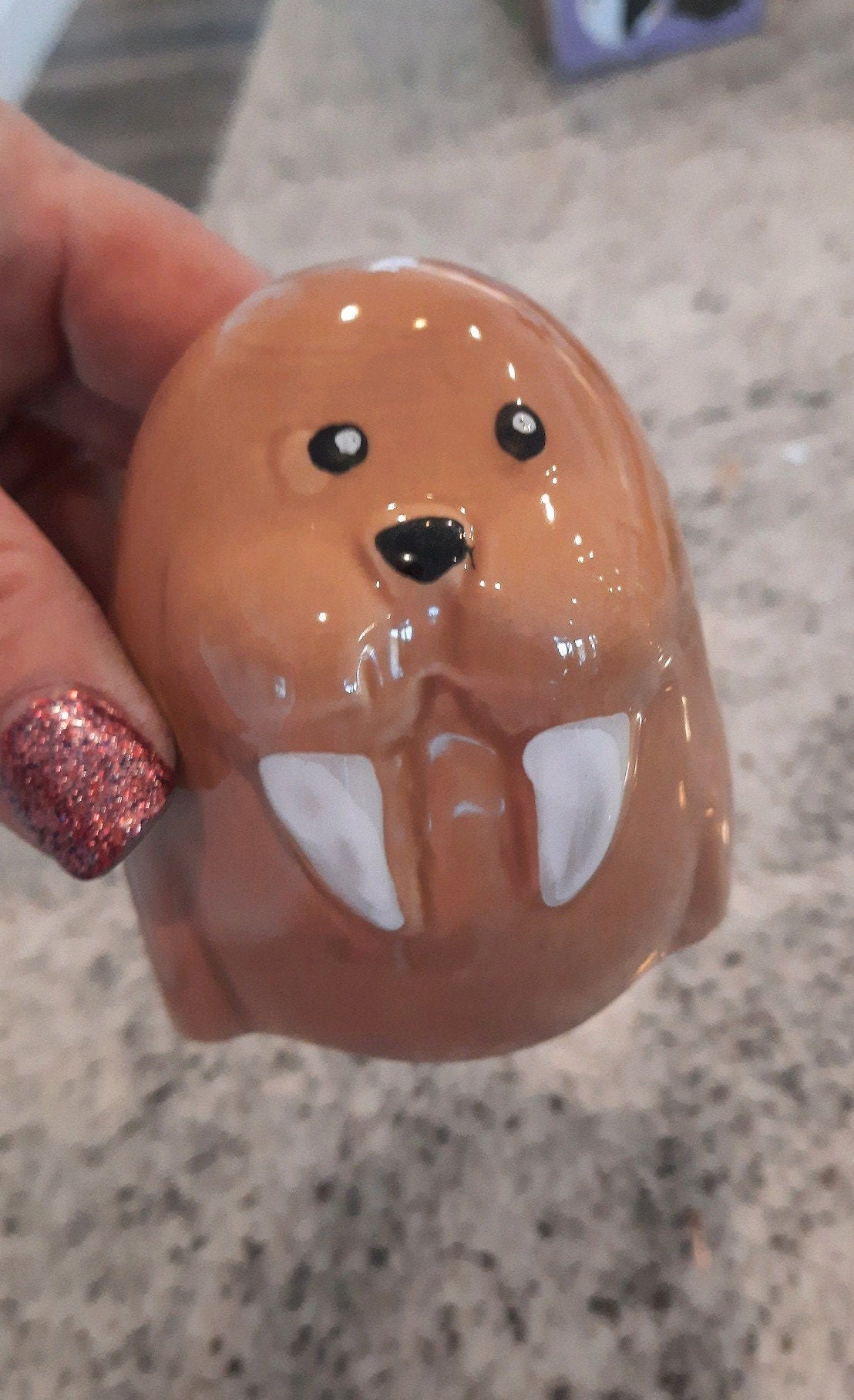 Walrus Ceramic Planter