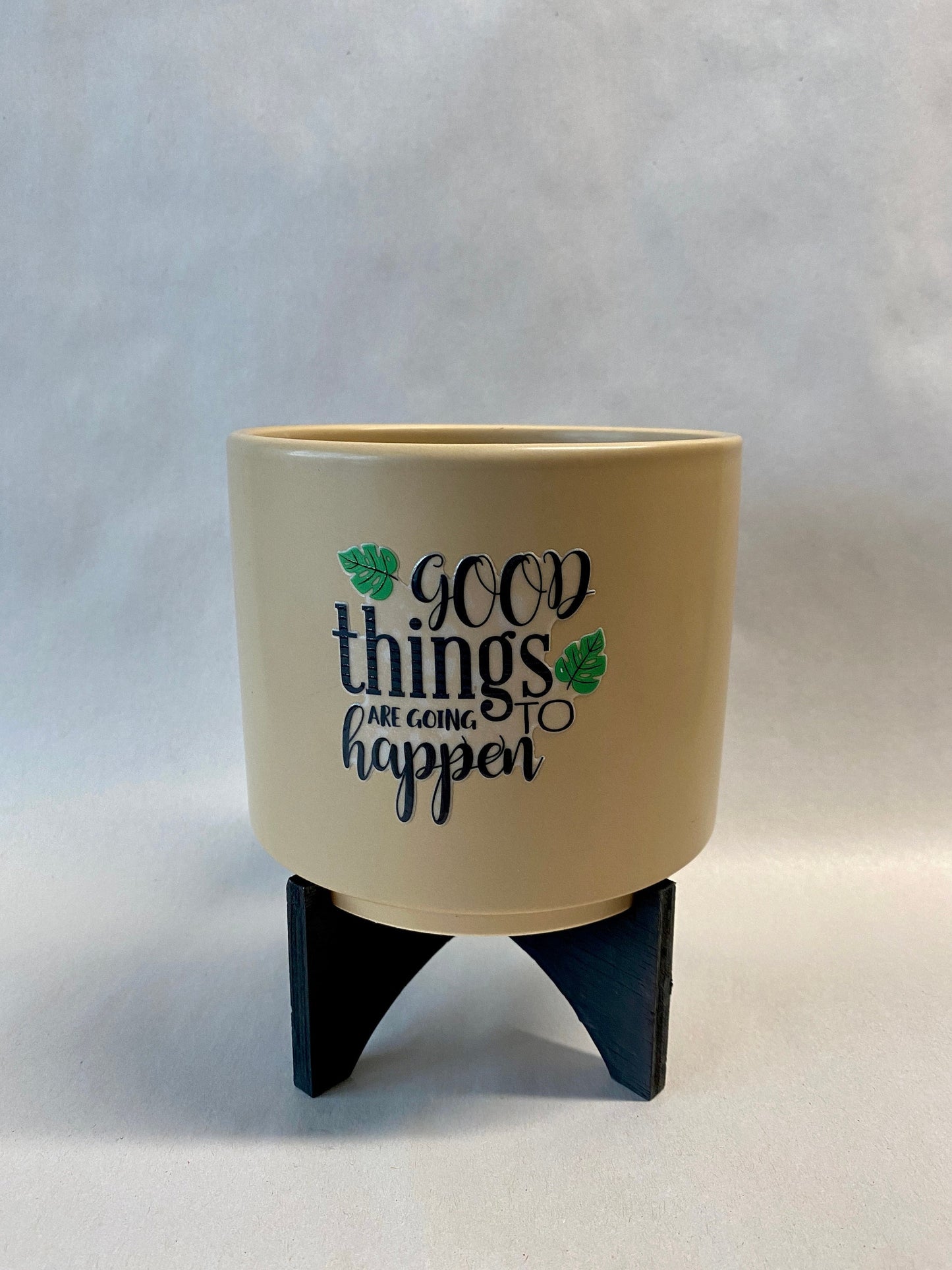 Encouraging quote Planter Plant Decor