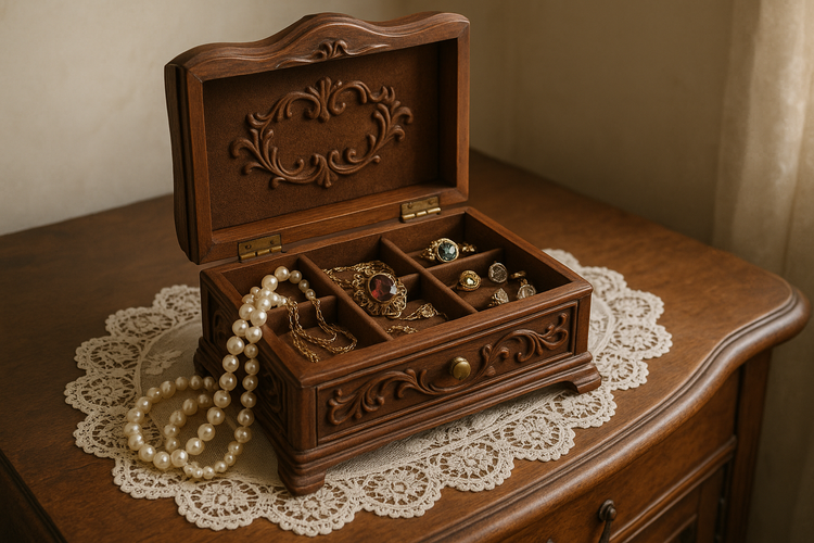 Vintage Jewelry and Jewelry Boxes