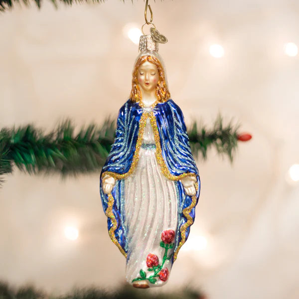 Virgin Mary Old World Christmas Ornament